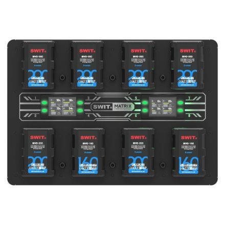 SWIT MATRIX-B8 8x100W Ultra fast B-mount Wall Charger