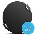 Walimex Pro 5 in 1 Faltreflektor Wavy Comfort Ø107cm mit Griffen und 5 Reflektorfarben Schwarz