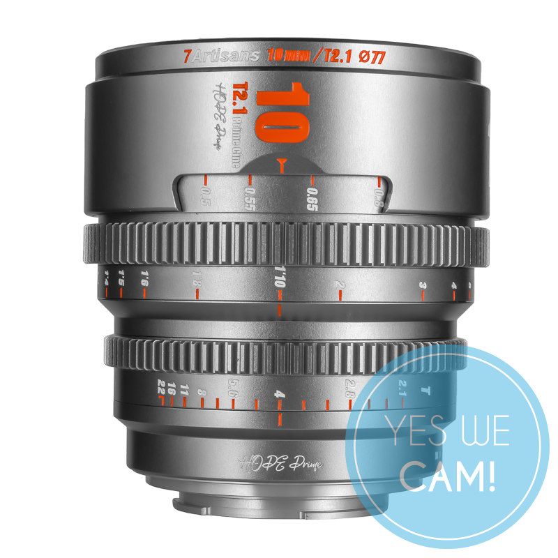 7Artisans Hope 10mm T2.1 titangrau f. MFT S35 Weitwinkelobjektiv