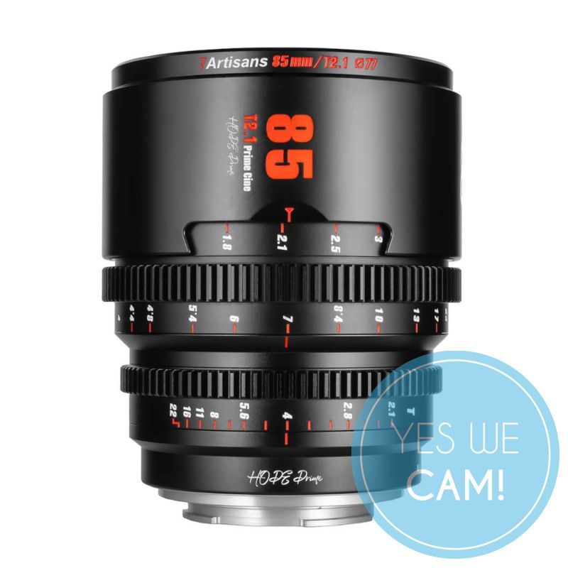 7Artisans Hope 85mm T2.1 schwarz f. Fuji X S35 Filmproduktion