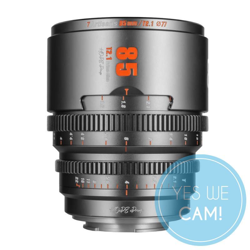 7Artisans Hope 85mm T2.1 titangrau f. MFT S35 Cine Objektiv