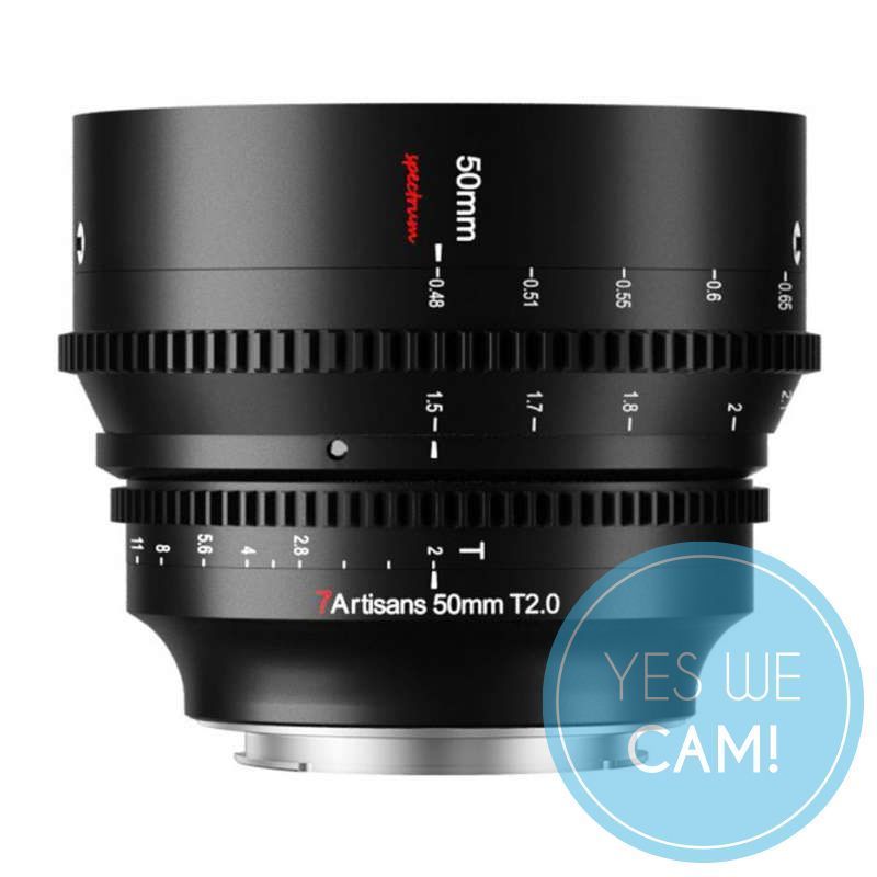7Artisans Spectrum 50mm T2.0 Sony E Vollformat Filemacher