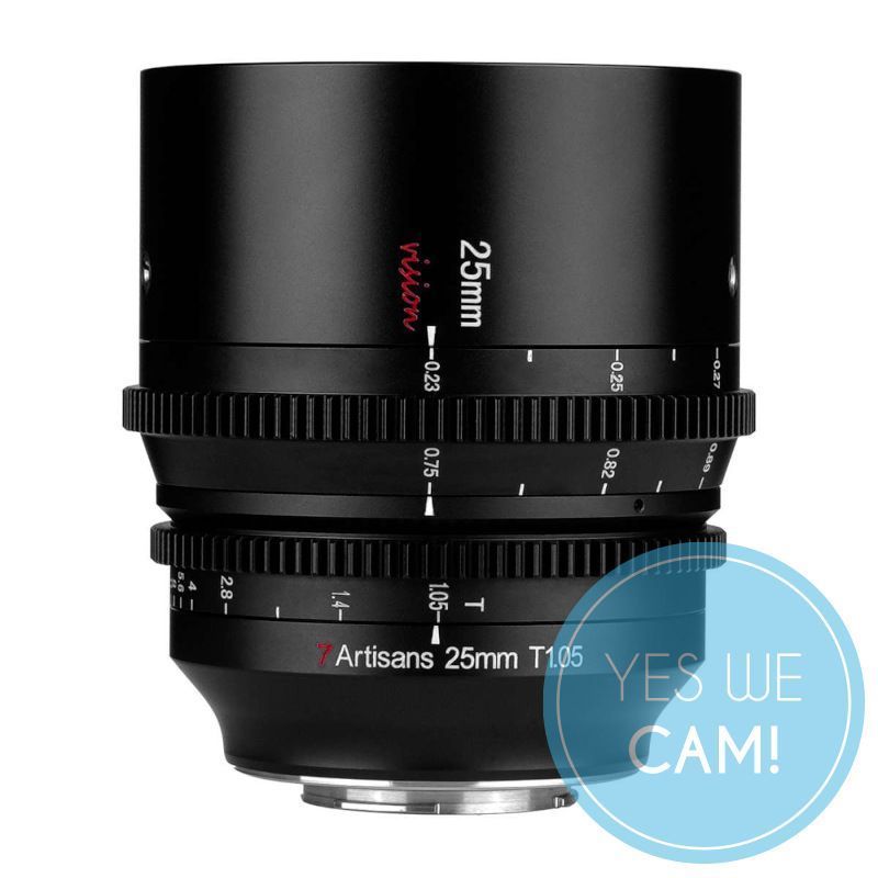 7Artisans Vision 25mm T1.05 für L-Mount APS-C Weitwinkelobjektiv