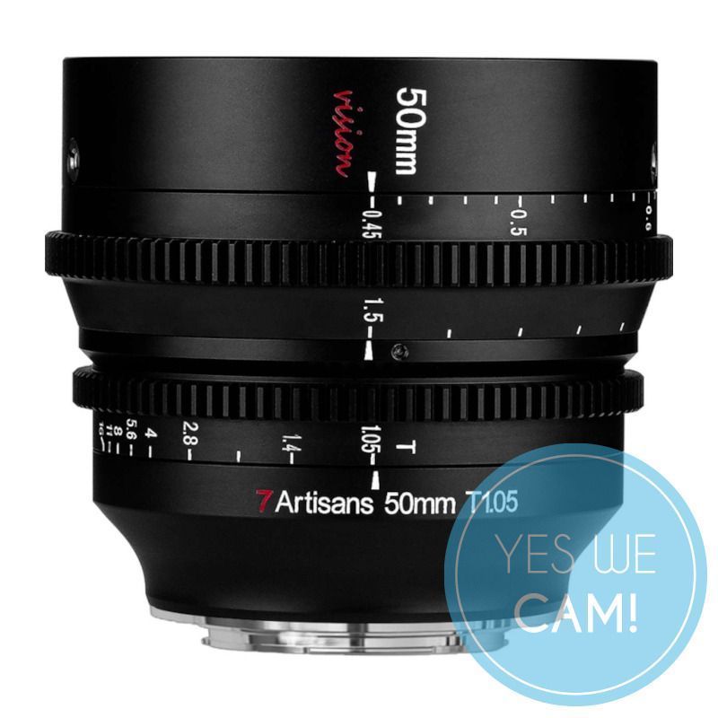 7Artisans Vision 50mm T1.05 für L-Mount APS-C Festbrennweite