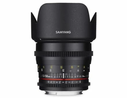 Samyang 50mm T1.5 VDSLR Objektiv Sony E-Mount