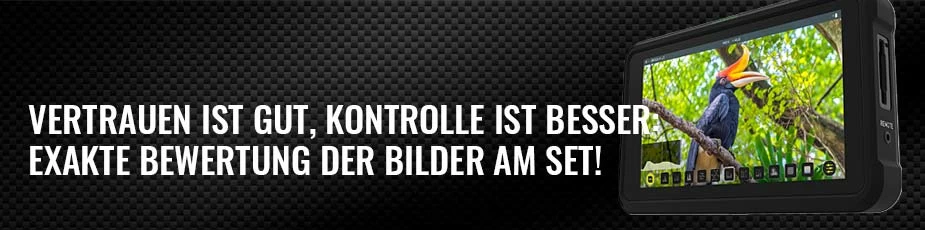 Monitore - vertrauen ist gut, Kontrolle ist besser - Exakte Bewertung der Bilder am Set